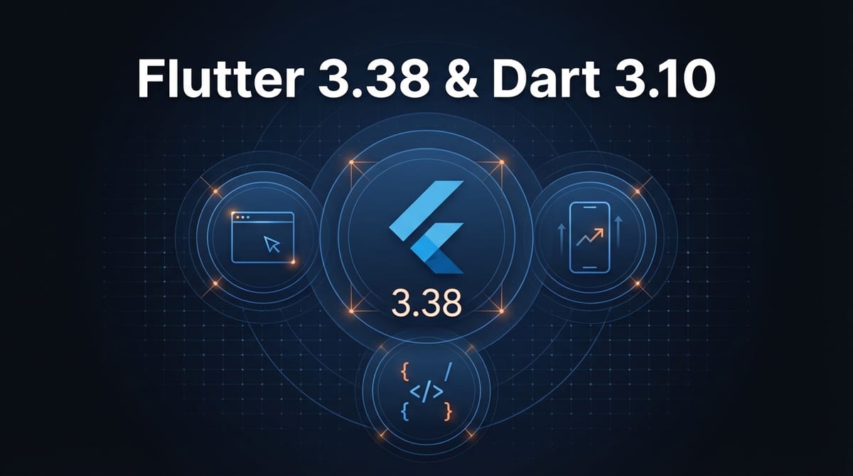 Flutter 3.38 & Dart 3.10: What's New and Why It Matters for Your Next Project