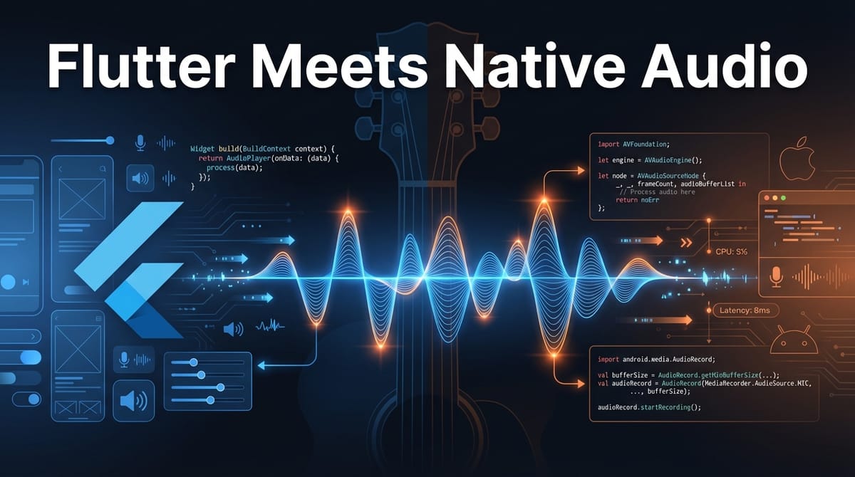 When Flutter Plugins Aren't Enough: Building a Real-Time Guitar Tuner with Native Audio Processing